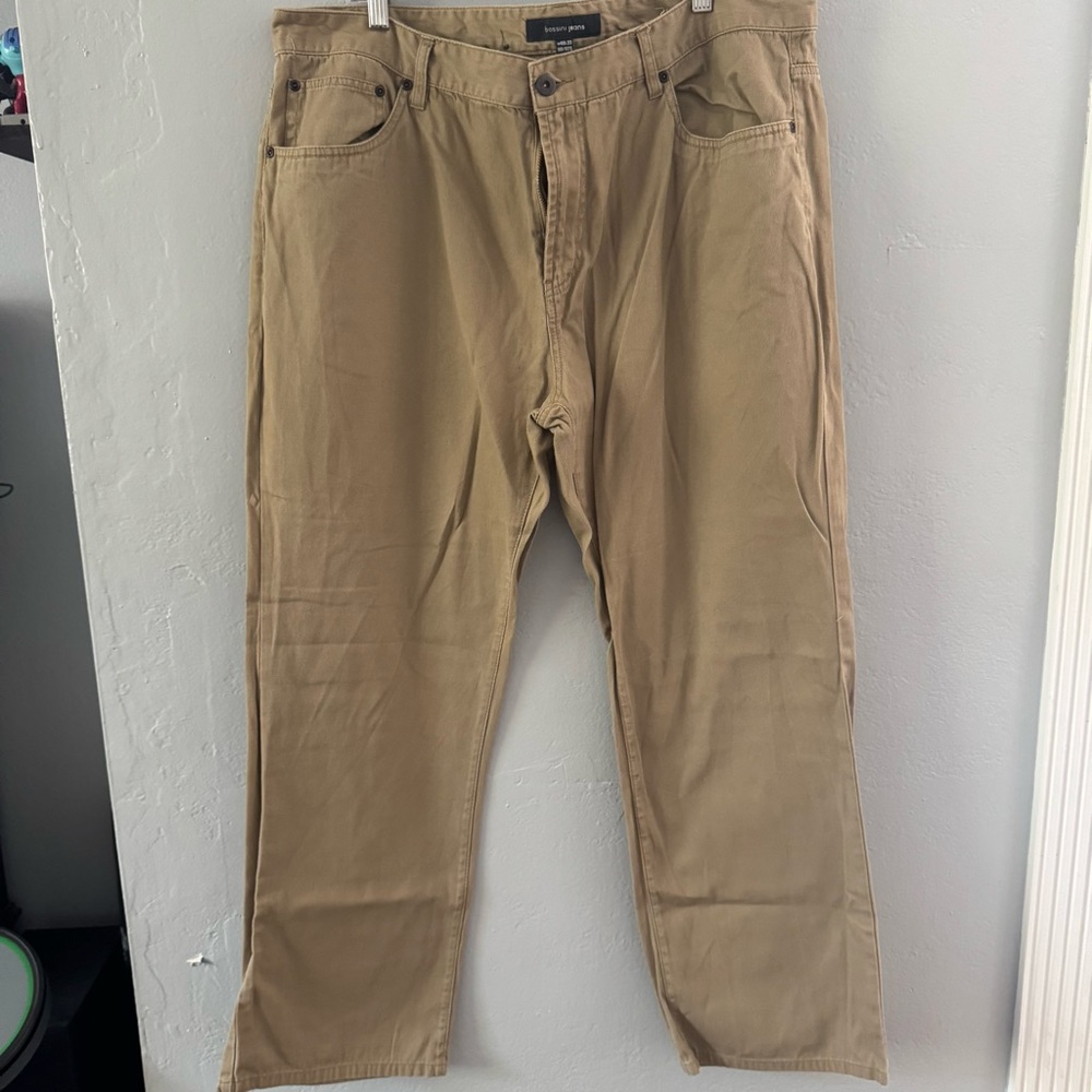 Bossini Jeans Tan Jeans Pants Men’s 40 x 33